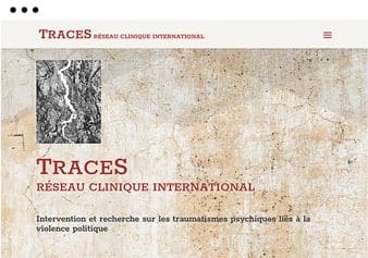 Création du site Traces réseau clinique international