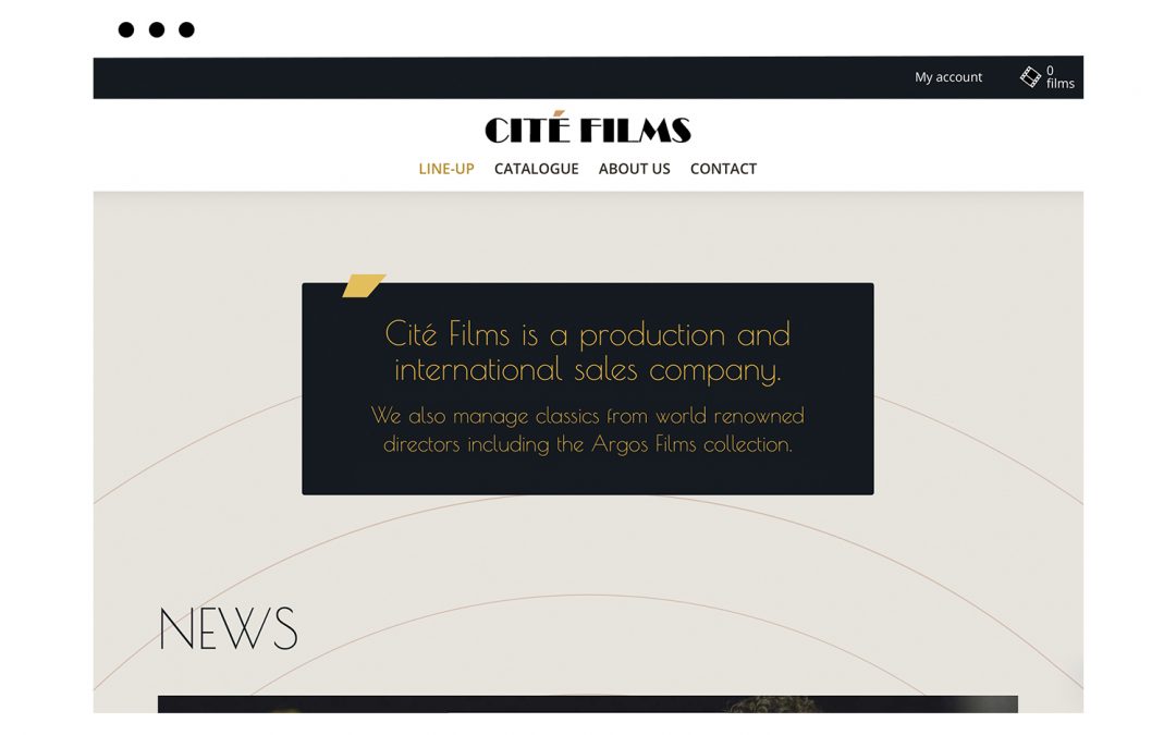 Cité Films – Refonte de site