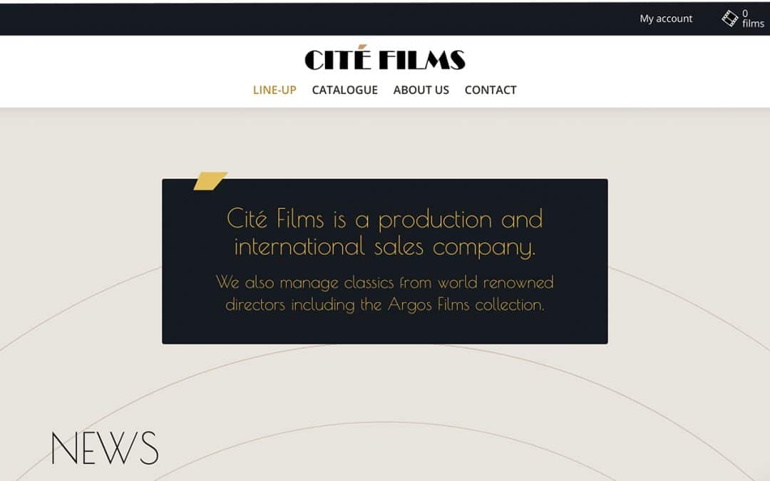 Cité Films – Refonte de site